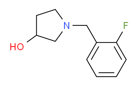 CAS No. 1033012-61-1, 1-(2-Fluorobenzyl)pyrrolidin-3-ol