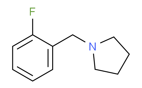 CAS No. 784181-88-0, 1-(2-Fluorobenzyl)pyrrolidine