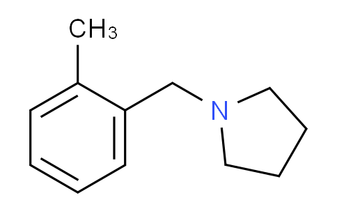 CAS No. 91562-61-7, 1-(2-Methylbenzyl)pyrrolidine
