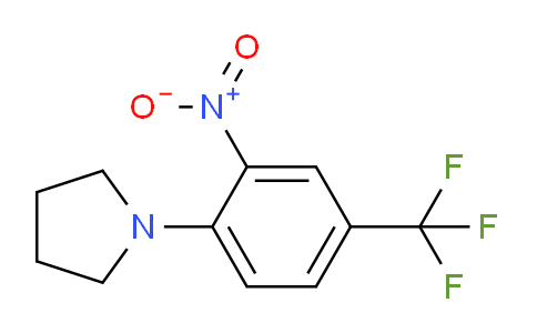 CAS No. 40832-82-4, 1-(2-Nitro-4-(trifluoromethyl)phenyl)pyrrolidine