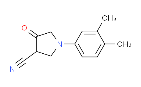 CAS No. 1312133-25-7, 1-(3,4-Dimethylphenyl)-4-oxopyrrolidine-3-carbonitrile