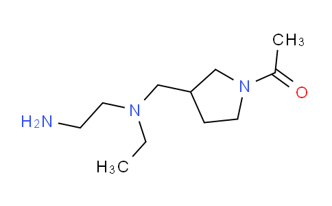 CAS No. 1353967-31-3, 1-(3-(((2-Aminoethyl)(ethyl)amino)methyl)pyrrolidin-1-yl)ethanone