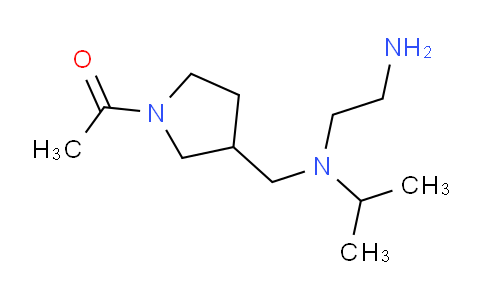 CAS No. 1353967-53-9, 1-(3-(((2-Aminoethyl)(isopropyl)amino)methyl)pyrrolidin-1-yl)ethanone