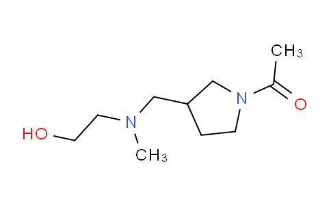 CAS No. 1353960-99-2, 1-(3-(((2-Hydroxyethyl)(methyl)amino)methyl)pyrrolidin-1-yl)ethanone