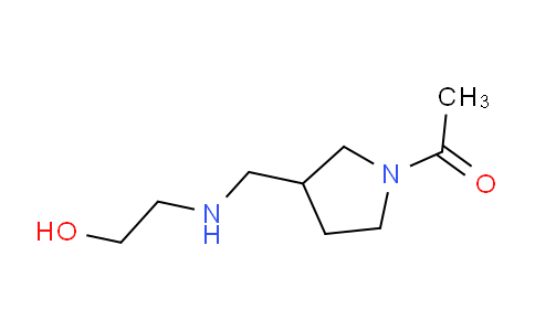 CAS No. 1353944-26-9, 1-(3-(((2-Hydroxyethyl)amino)methyl)pyrrolidin-1-yl)ethanone