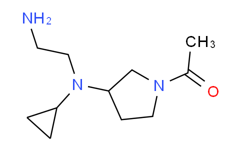 CAS No. 1353986-31-8, 1-(3-((2-Aminoethyl)(cyclopropyl)amino)pyrrolidin-1-yl)ethanone