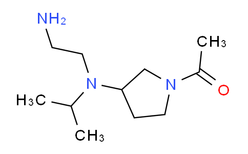 CAS No. 1353970-18-9, 1-(3-((2-Aminoethyl)(isopropyl)amino)pyrrolidin-1-yl)ethanone