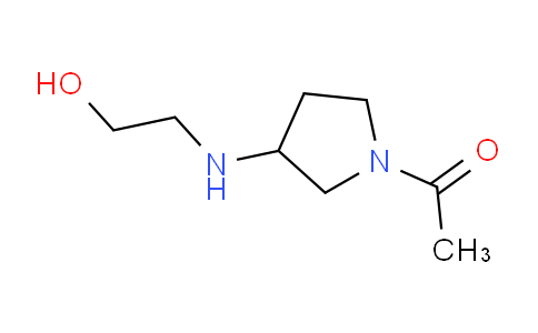CAS No. 1353953-97-5, 1-(3-((2-Hydroxyethyl)amino)pyrrolidin-1-yl)ethanone