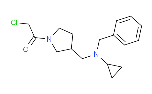 CAS No. 1353972-71-0, 1-(3-((Benzyl(cyclopropyl)amino)methyl)pyrrolidin-1-yl)-2-chloroethanone