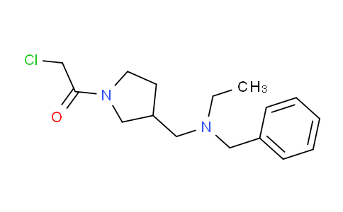 CAS No. 1353954-70-7, 1-(3-((Benzyl(ethyl)amino)methyl)pyrrolidin-1-yl)-2-chloroethanone