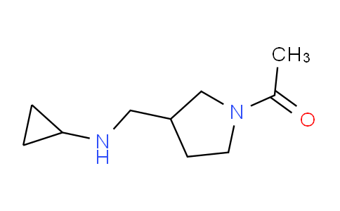 CAS No. 1353955-65-3, 1-(3-((Cyclopropylamino)methyl)pyrrolidin-1-yl)ethanone