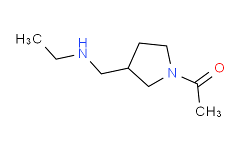 CAS No. 1353971-62-6, 1-(3-((Ethylamino)methyl)pyrrolidin-1-yl)ethanone