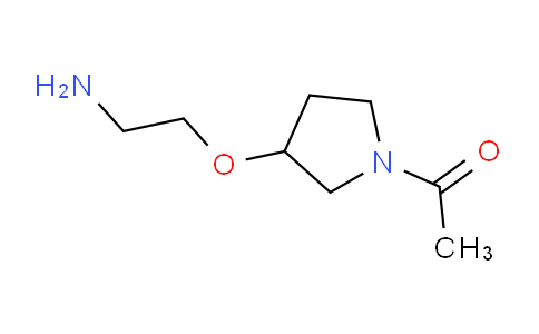 CAS No. 1353946-90-3, 1-(3-(2-Aminoethoxy)pyrrolidin-1-yl)ethanone
