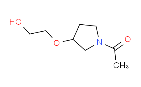 CAS No. 1353975-23-1, 1-(3-(2-Hydroxyethoxy)pyrrolidin-1-yl)ethanone