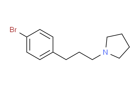 CAS No. 4897-54-5, 1-(3-(4-Bromophenyl)propyl)pyrrolidine