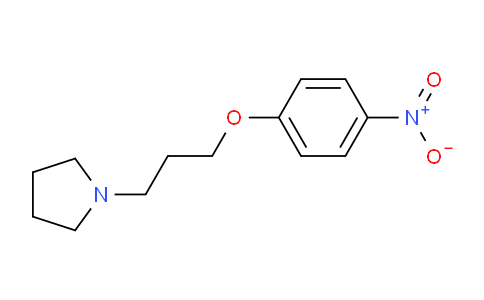 CAS No. 92033-81-3, 1-(3-(4-Nitrophenoxy)propyl)pyrrolidine