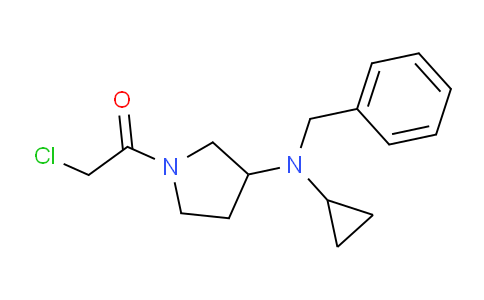 CAS No. 1353967-74-4, 1-(3-(Benzyl(cyclopropyl)amino)pyrrolidin-1-yl)-2-chloroethanone