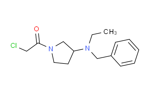 CAS No. 1353955-13-1, 1-(3-(Benzyl(ethyl)amino)pyrrolidin-1-yl)-2-chloroethanone
