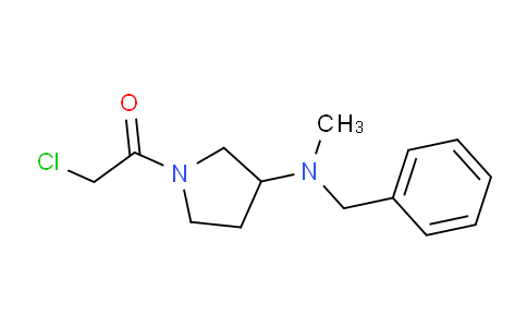 CAS No. 1353963-40-2, 1-(3-(Benzyl(methyl)amino)pyrrolidin-1-yl)-2-chloroethanone