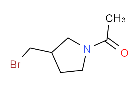 CAS No. 1353970-77-0, 1-(3-(Bromomethyl)pyrrolidin-1-yl)ethanone