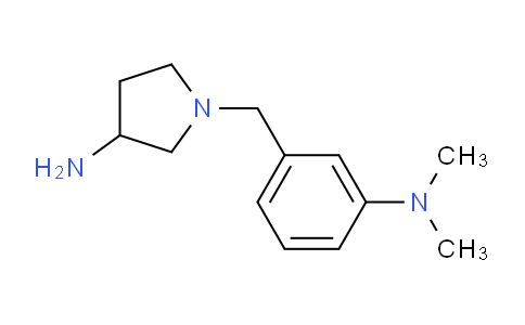 CAS No. 1707400-17-6, 1-(3-(Dimethylamino)benzyl)pyrrolidin-3-amine