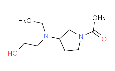 CAS No. 1353944-39-4, 1-(3-(Ethyl(2-hydroxyethyl)amino)pyrrolidin-1-yl)ethanone