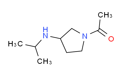 CAS No. 1353973-46-2, 1-(3-(Isopropylamino)pyrrolidin-1-yl)ethanone