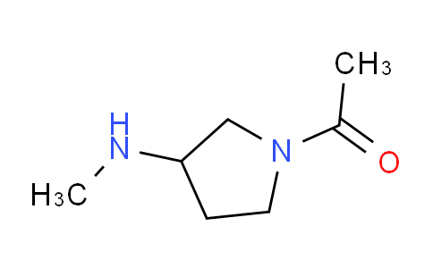 CAS No. 863248-50-4, 1-(3-(Methylamino)pyrrolidin-1-yl)ethanone
