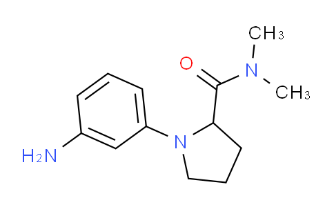 CAS No. 1189557-35-4, 1-(3-Aminophenyl)-N,N-dimethylpyrrolidine-2-carboxamide