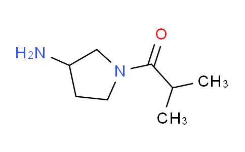 CAS No. 833483-47-9, 1-(3-Aminopyrrolidin-1-yl)-2-methylpropan-1-one