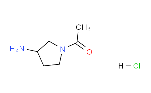 CAS No. 1394041-16-7, 1-(3-Aminopyrrolidin-1-yl)ethanone hydrochloride
