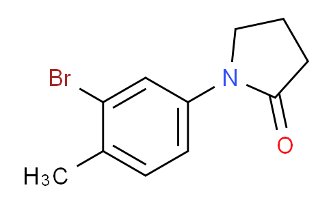 CAS No. 1226225-33-7, 1-(3-Bromo-4-methylphenyl)pyrrolidin-2-one