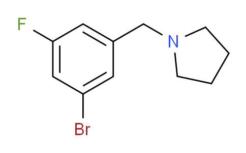 CAS No. 1536935-37-1, 1-(3-bromo-5-fluorobenzyl)pyrrolidine