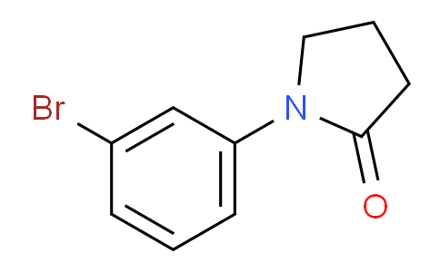 CAS No. 38348-83-3, 1-(3-Bromophenyl)pyrrolidin-2-one