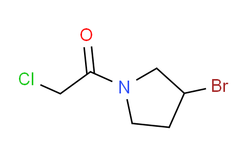 CAS No. 1353947-31-5, 1-(3-Bromopyrrolidin-1-yl)-2-chloroethanone