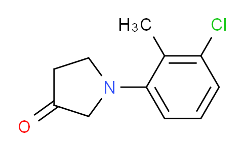 CAS No. 1096851-20-5, 1-(3-Chloro-2-methylphenyl)pyrrolidin-3-one