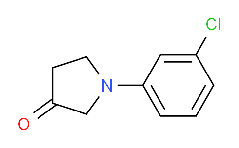 CAS No. 1096351-66-4, 1-(3-Chlorophenyl)pyrrolidin-3-one