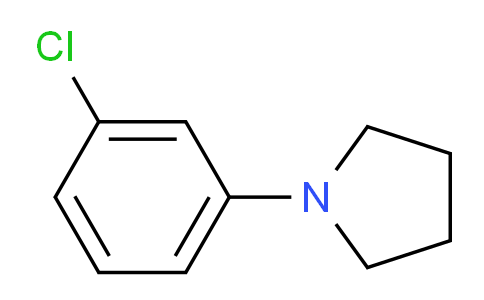 CAS No. 88154-24-9, 1-(3-Chlorophenyl)pyrrolidine