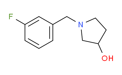 CAS No. 1033012-62-2, 1-(3-Fluorobenzyl)pyrrolidin-3-ol