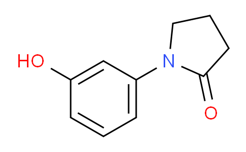 CAS No. 58212-15-0, 1-(3-Hydroxyphenyl)pyrrolidin-2-one