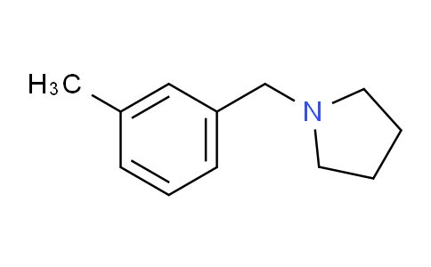 CAS No. 891395-83-8, 1-(3-Methylbenzyl)pyrrolidine