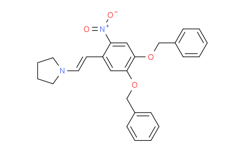 CAS No. 99474-23-4, 1-(4,5-Bis(benzyloxy)-2-nitrostyryl)pyrrolidine