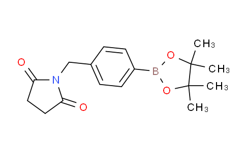 CAS No. 1449132-28-8, 1-(4-(4,4,5,5-Tetramethyl-1,3,2-dioxaborolan-2-yl)benzyl)pyrrolidine-2,5-dione
