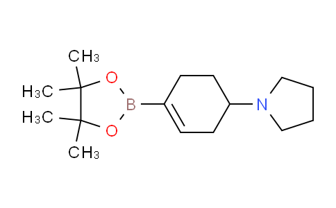 CAS No. 1356111-39-1, 1-(4-(4,4,5,5-Tetramethyl-1,3,2-dioxaborolan-2-yl)cyclohex-3-en-1-yl)pyrrolidine