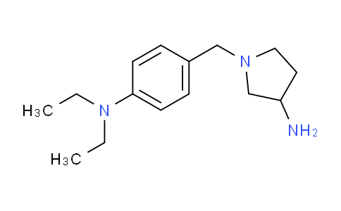 CAS No. 1710847-49-6, 1-(4-(Diethylamino)benzyl)pyrrolidin-3-amine