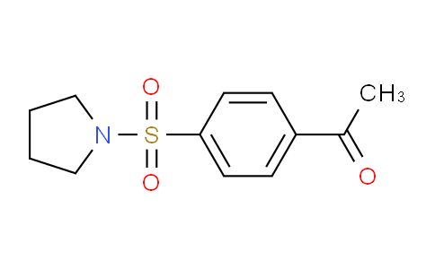 CAS No. 58722-33-1, 1-(4-(Pyrrolidin-1-ylsulfonyl)phenyl)ethanone