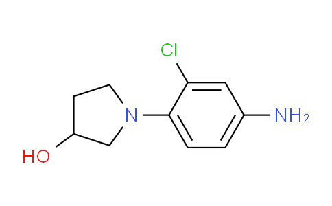 CAS No. 1220037-94-4, 1-(4-Amino-2-chlorophenyl)pyrrolidin-3-ol