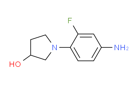 CAS No. 593249-20-8, 1-(4-Amino-2-fluorophenyl)pyrrolidin-3-ol