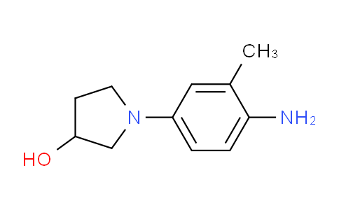 CAS No. 143525-67-1, 1-(4-Amino-3-methylphenyl)pyrrolidin-3-ol