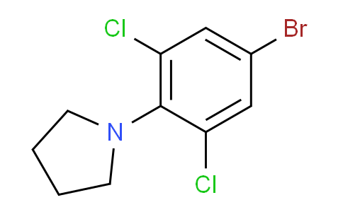 CAS No. 1779126-50-9, 1-(4-Bromo-2,6-dichlorophenyl)pyrrolidine
